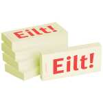 BIZSTIX Haftnotizen "Eilt!" - 75 x 35 mm, 5x 100 Blatt