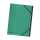 Falken Ordnungsmappe Karton grün, 12 Fächer, 2 Gummizüge