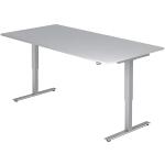 Sitz-Steh-Schreibtisch mit T-Fuß - 180 x 72-119 x...