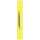 Q-Connect Heftstreifen aus Kunststoff, lang - gelb, 25 Stück