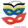 Dominomaske fbg.sort. FRIES 67160