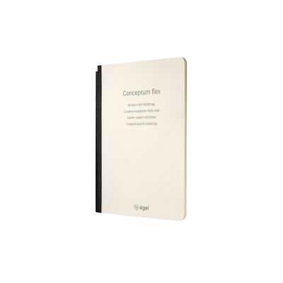 Sigel Notizheft Conceptum flex A5 92S. Softcover Mindmap 80g chamois