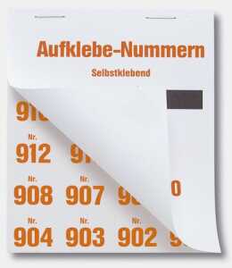 Gewinnaufklebenummer 1001-1500 W&A 401001 schwarz