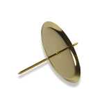 Adventkerzenhalter 4ST gold 10750 Metall D6cm
