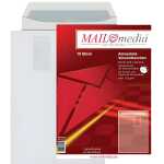 MAILmedia Adressfeld-Versandtasche B4, mit Fenster, weiß (8710823)