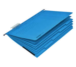 Falken Personalhefter - DIN A4, Karton, 5fach-Register, blau