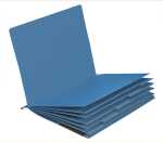 Falken Personalhefter - DIN A4, Karton, 5fach-Register, blau