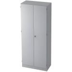 Hammerbacher Schrank - 5OH, Sockelblende, Grau/Grau