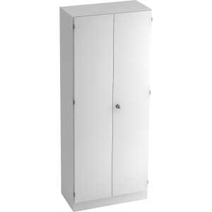 Hammerbacher Schrank - 5OH, Sockelblende, Weiß/Weiß