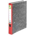 Q-Connect Wolkenmarmor-Ordner - A4, 50 mm, rot