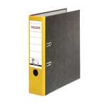 Falken FALKEN Recycling-Wolkenmarmor-Ordner A4, gelber Rücken 80mm