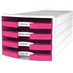 HAN Schubladenbox IMPULS - A4/C4, 4 offene Schubladen,...