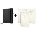 Business Organiser Set Conceptum flex liniert A4 - schwarz - Hardcover