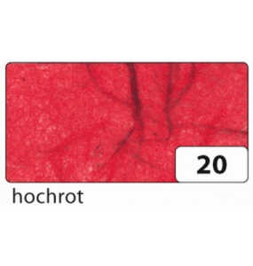 Strohseide 47x64cm hochrot FOLIA 911020