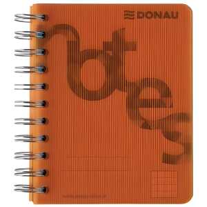 DONAU Collegeblock PP Cover - A6, kariert, orange