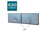 Fellowes Platinum Series Doppelmonitorarm weiss