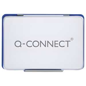 Q-Connect Stempelkissen 9 x 5,5cm blau