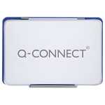 Q-Connect Stempelkissen 9 x 5,5cm blau