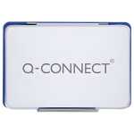 Q-Connect Stempelkissen 9 x 5,5cm blau
