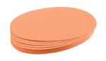 Franken Moderationskarte - Oval, 190 x 110 mm, orange,...