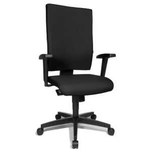 Drehstuhl Light Star 20 mit AL schwarz TOPSTAR Fußkreuz schwarz