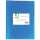 Q-Connect Sichtbuch - 20 Hüllen, PP transluzent, 250 mym, blau