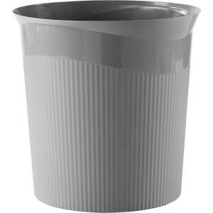 HAN Papierkorb Re-LOOP - 13 Liter, rund, dunkelgrau