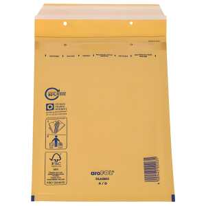 aroFOL Luftpolstertaschen Nr. 4 - 180x265 mm, braun, 100 Stück