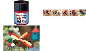 Decorlack Acryl metallic silber MARABU 1130 05 782 50ml