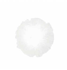 Rosette Perlon weiss 54707104 f. Kommunionkerze