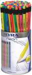 Bleistift HB Neon sort. LYRA L1293960 m.Radierer