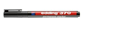 Edding 370 Permanentmarker - 1 mm, schwarz