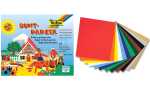 Glanzpapier 24x34cm Gummiert FOLIA 777 12BL Buntpapierheft