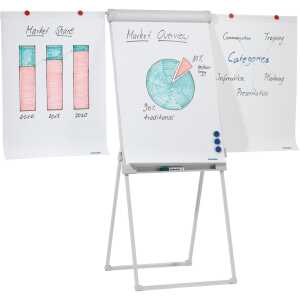 FRANKEN Flipchart PRO Standard - 4-Bein, 67 x 95 cm