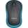 LOGITECH Maus M185 Wireless Optisch schwarz/blau