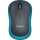 LOGITECH Maus M185 Wireless Optisch schwarz/blau