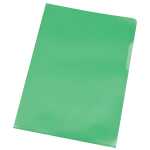 Q-Connect Sichthülle - A4, 0,12 mm, genarbt, 10 Stück, grün