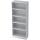 Hammerbacher Regal - breit, 5OH, 80 cm breit, Sockelblende, Weiß
