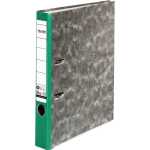 Falken FALKEN Recycling-Wolkenmarmor-Ordner A4, grüner Rücken 50mm