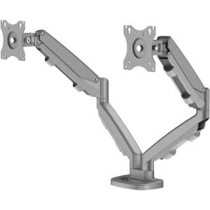 Fellowes Eppa™ Series Doppel-Monitorarm - silber, 8 kg, Klemme