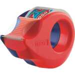 tesa Handabroller Mini - 10 m : 19 mm, rot-blau