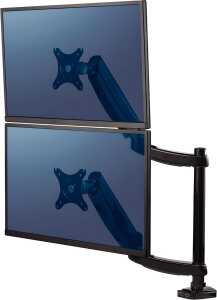 Fellowes Platinum Series Doppel Monitorarm - vertikaler