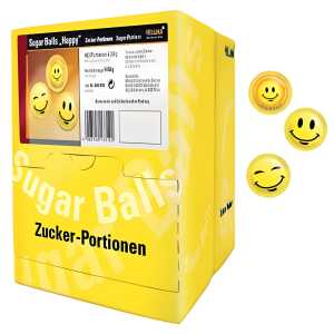 Hellma Zuckerportionen - Sugar Balls „Happy“