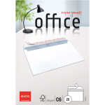 Briefumschlag Office C6, hochweiß, haftklebung, Idr, 80 g/qm, 25 Stück