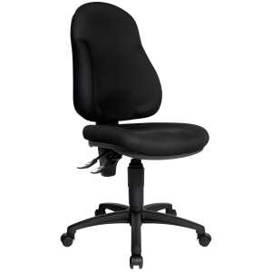 Bürodrehstuhl Wellpoint 10 schwarz TOPSTAR 8050 BC0 ohne Armlehnen