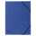 Exacompta EXACOMPTA Sammelmappe - A4, 355 g/qm, Gummizug, blau