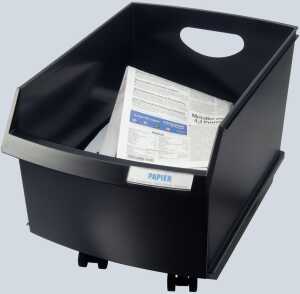 HAN Papierkorb LOGO DRIVE - 25 Liter, schwarz