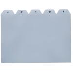 Leitregister PP - A5 quer, grau