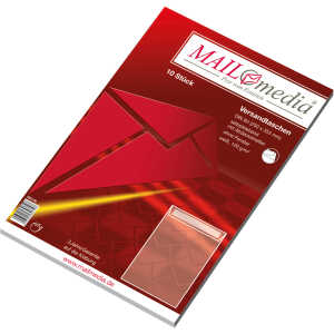 Versandtaschen B4, ohne Fenster, haftklebend, 120 g/qm, weiß 10 Stück