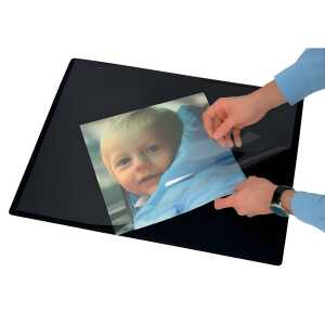 Q-Connect Schreibunterlage - 63 x 50 cm, schwarz 5705831267985